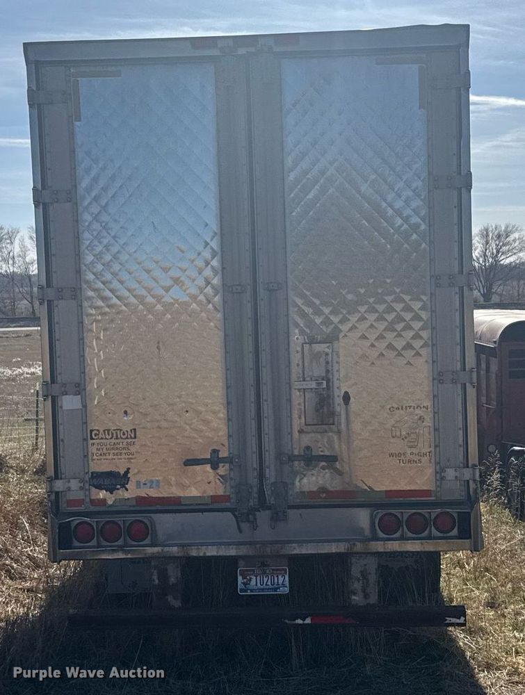 image for item DX3923 2000 Wabash refrigerated van trailer
