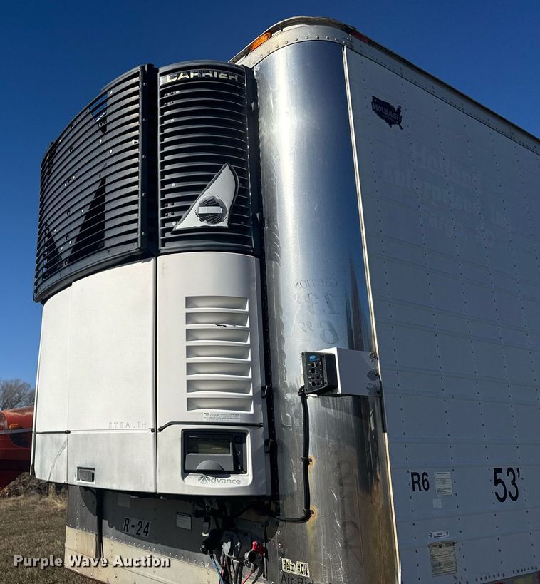 image for item DX3923 2000 Wabash refrigerated van trailer