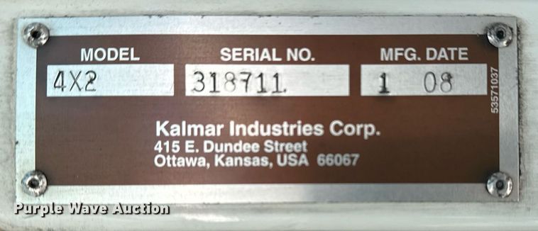 image for item EG2308 2008 Kalmar Industries Corp 4X2 yard truck