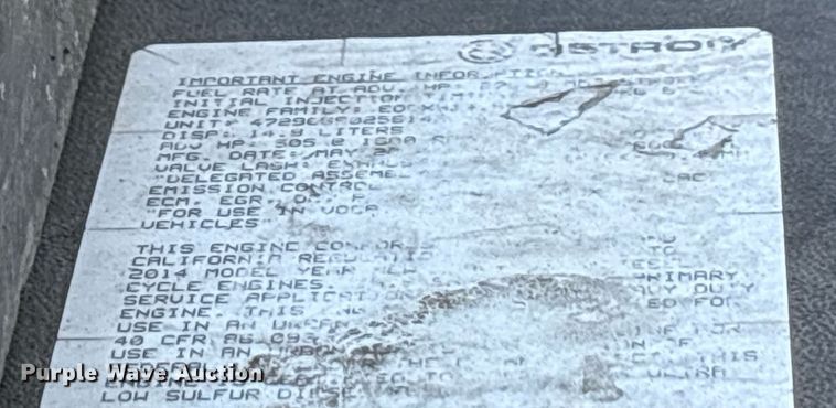 image for item EJ3231 2015 Freightliner Cascadia Evolution semi truck