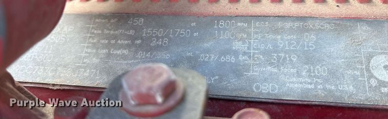 image for item EJ3232 2012 Kenworth T800 semi truck