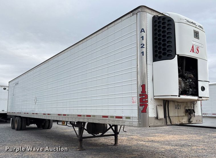 image for item EJ3239 2012 Wabash refrigerated van trailer