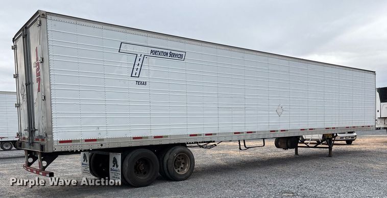 image for item EJ3239 2012 Wabash refrigerated van trailer