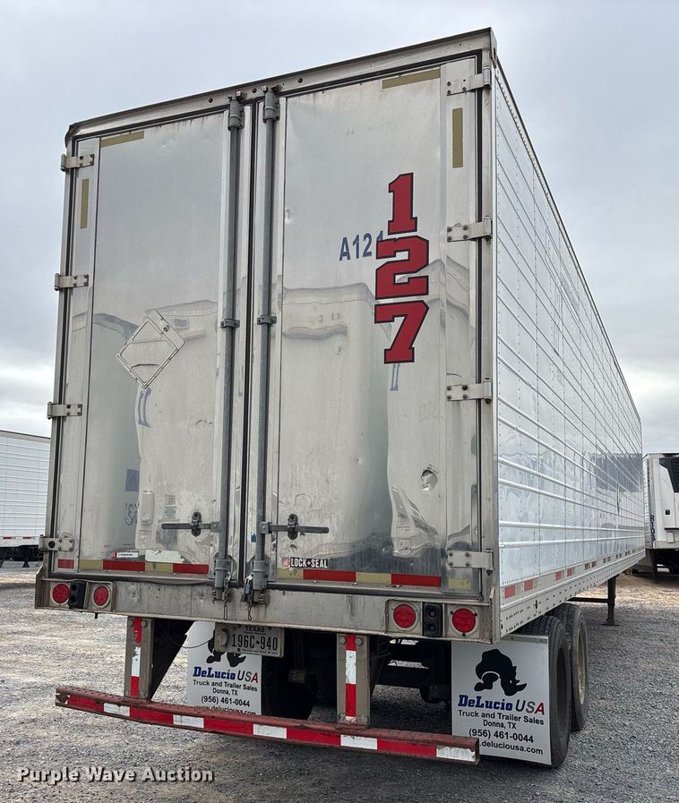 image for item EJ3239 2012 Wabash refrigerated van trailer