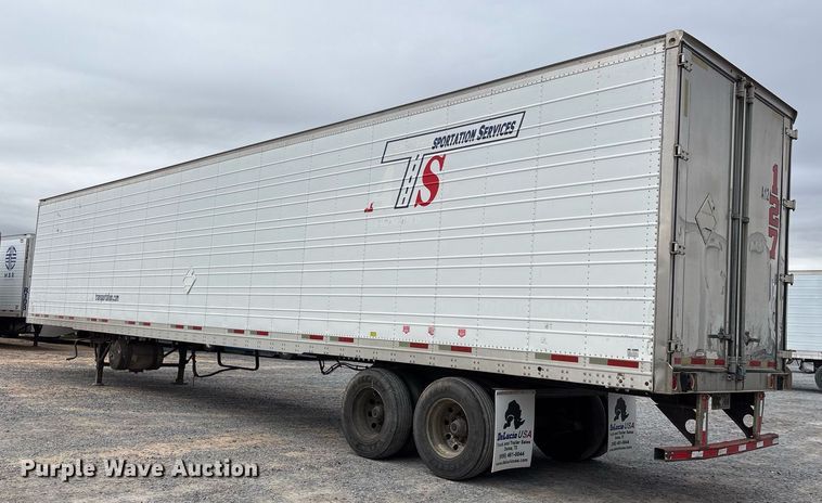 image for item EJ3239 2012 Wabash refrigerated van trailer