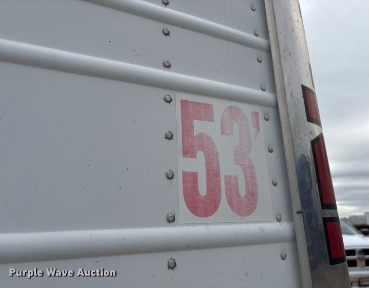 image for item EJ3239 2012 Wabash refrigerated van trailer