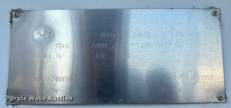 image for item EJ3241 2008 Great Dane SUP-1114-11053 refrigerated van trailer