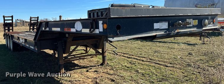 image for item EJ5254 2008 Viking VFD46R16F40T drop deck equipment trailer