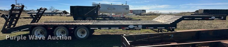 image for item EJ5254 2008 Viking VFD46R16F40T drop deck equipment trailer