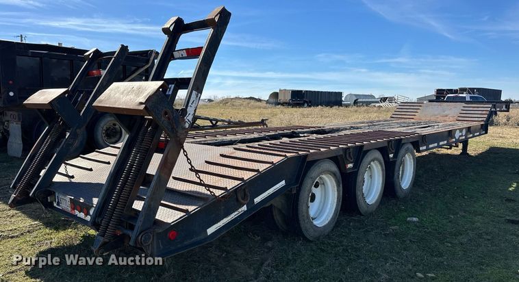 image for item EJ5254 2008 Viking VFD46R16F40T drop deck equipment trailer