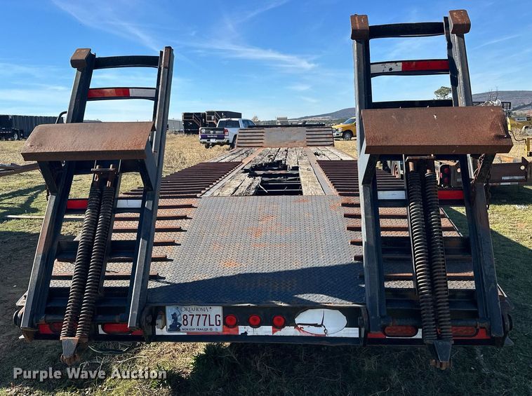 image for item EJ5254 2008 Viking VFD46R16F40T drop deck equipment trailer