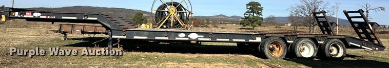 image for item EJ5254 2008 Viking VFD46R16F40T drop deck equipment trailer