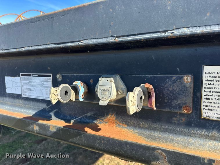 image for item EJ5254 2008 Viking VFD46R16F40T drop deck equipment trailer