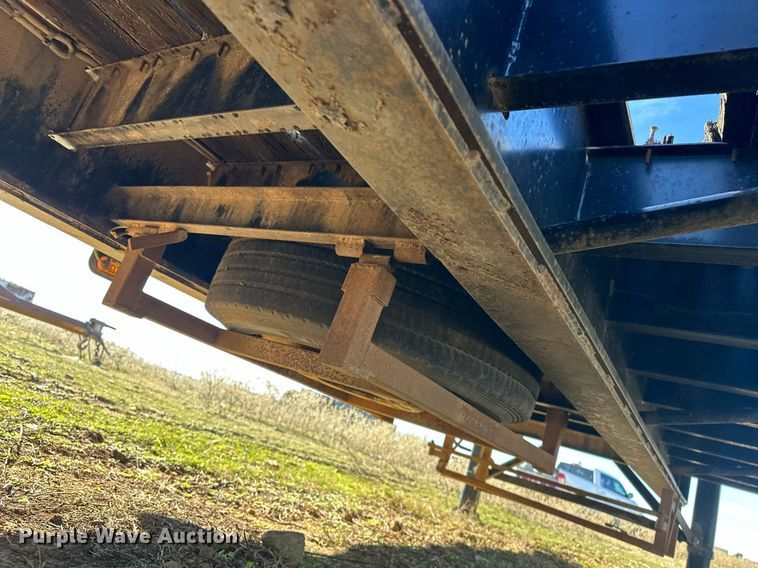 image for item EJ5254 2008 Viking VFD46R16F40T drop deck equipment trailer