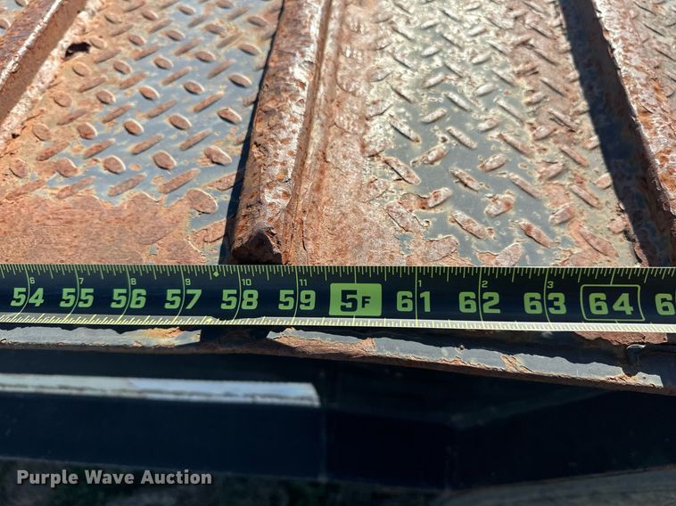 image for item EJ5254 2008 Viking VFD46R16F40T drop deck equipment trailer