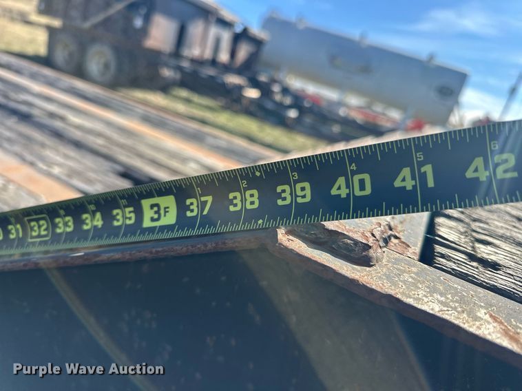 image for item EJ5254 2008 Viking VFD46R16F40T drop deck equipment trailer