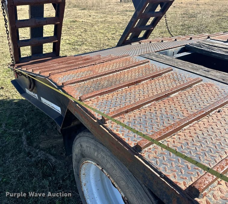 image for item EJ5254 2008 Viking VFD46R16F40T drop deck equipment trailer