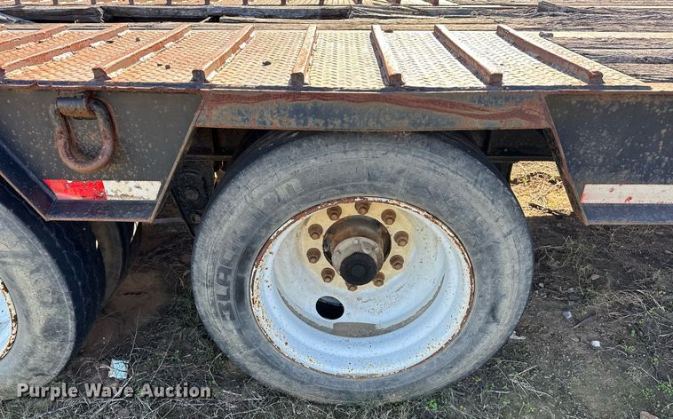 image for item EJ5254 2008 Viking VFD46R16F40T drop deck equipment trailer