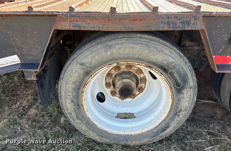 image for item EJ5254 2008 Viking VFD46R16F40T drop deck equipment trailer