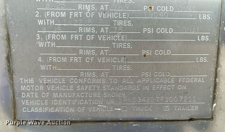 image for item EM0007 1985 Polar tank trailer