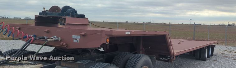 image for item ER1008 1977 Landoll drop deck trailer