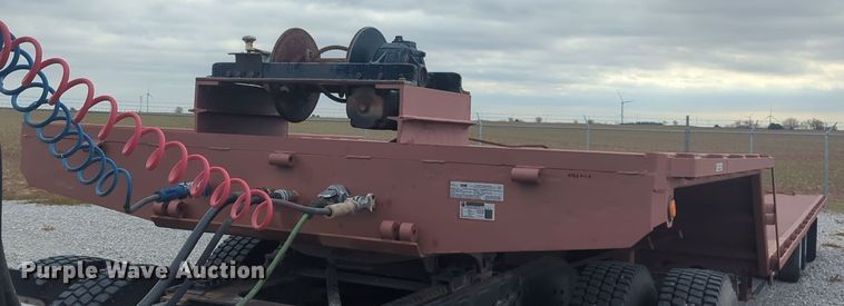 image for item ER1008 1977 Landoll drop deck trailer