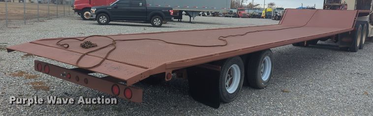 image for item ER1008 1977 Landoll drop deck trailer