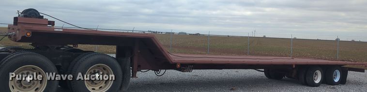 image for item ER1008 1977 Landoll drop deck trailer
