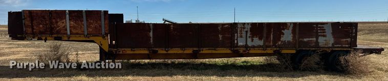 image for item ER8333 1975 Fontaine DPT-2-5042 drop deck trailer