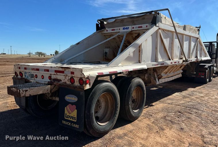 image for item ER8358 1985 Ranch bottom dump trailer