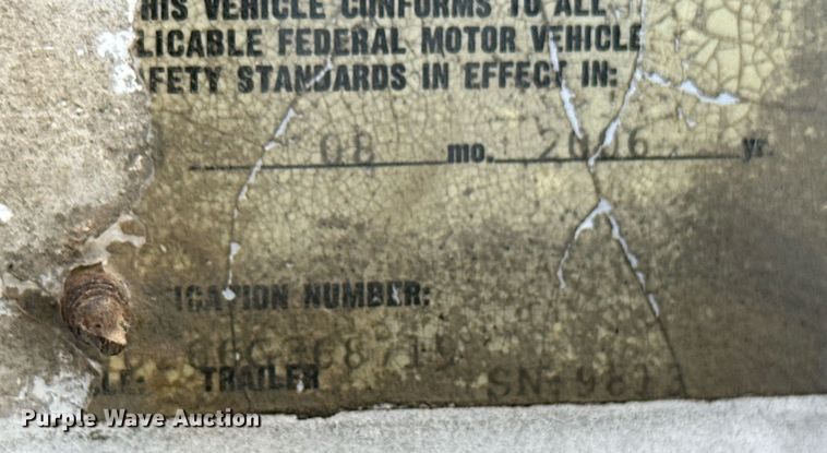 image for item ER8399 2006 Sudenga feed delivery trailer