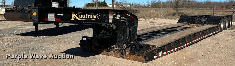 image for item ER8447 2020 Kaufman lowboy equipment trailer