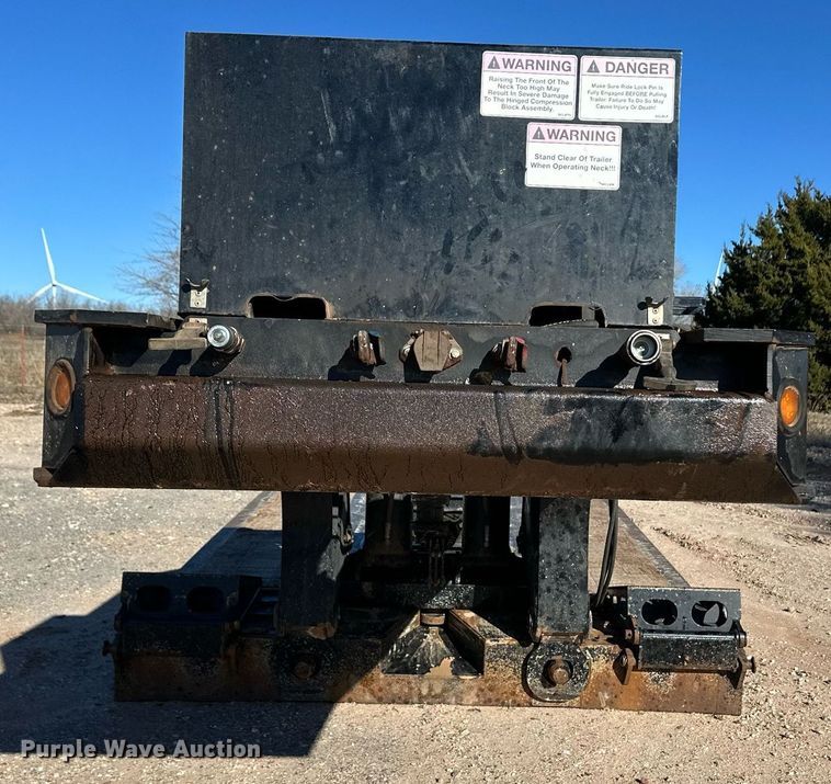 image for item ER8447 2020 Kaufman lowboy equipment trailer