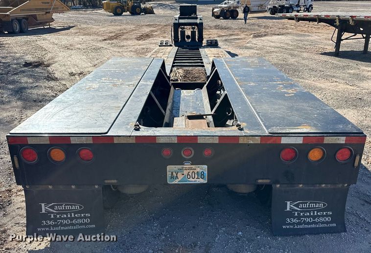image for item ER8447 2020 Kaufman lowboy equipment trailer