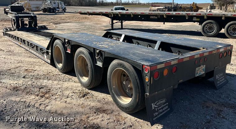 image for item ER8447 2020 Kaufman lowboy equipment trailer