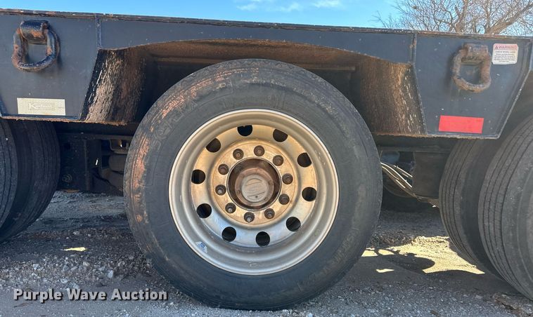 image for item ER8447 2020 Kaufman lowboy equipment trailer