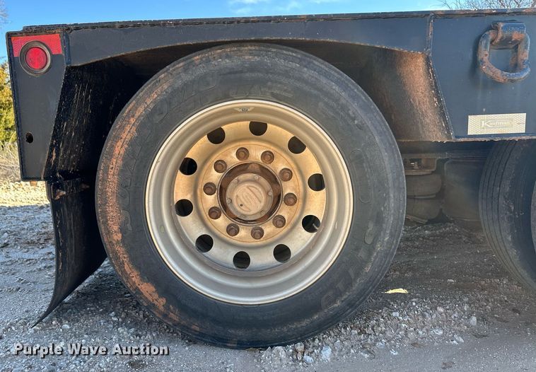 image for item ER8447 2020 Kaufman lowboy equipment trailer