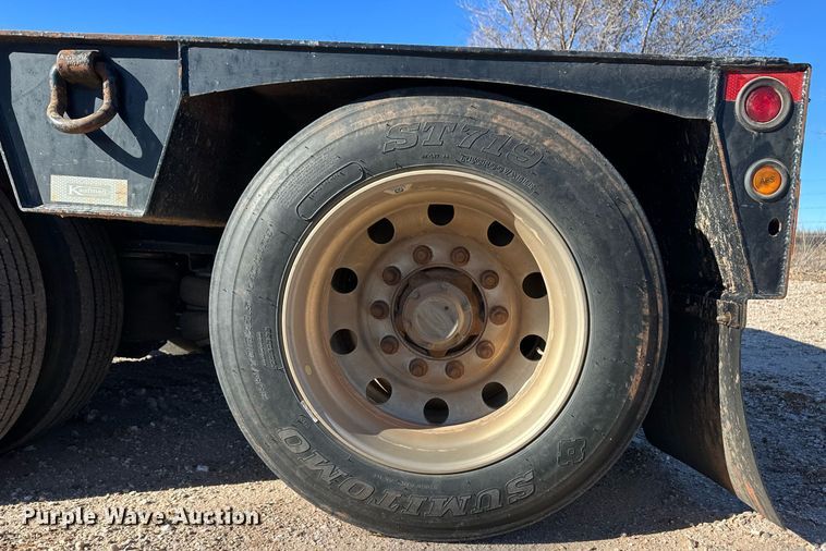 image for item ER8447 2020 Kaufman lowboy equipment trailer