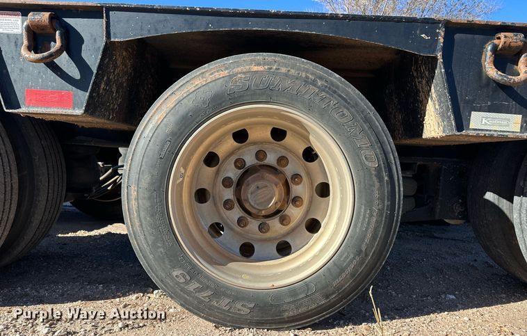 image for item ER8447 2020 Kaufman lowboy equipment trailer