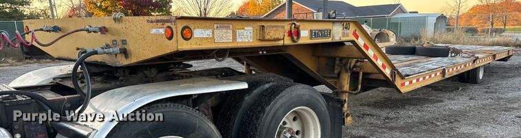 image for item MT9023 1993 Etnyre SR35TL drop deck hydraulic tail equipment trailer