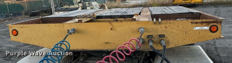 image for item MT9023 1993 Etnyre SR35TL drop deck hydraulic tail equipment trailer