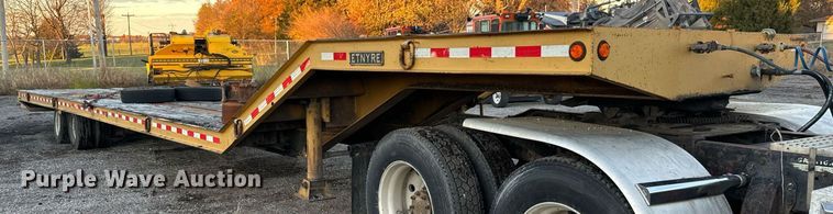 image for item MT9023 1993 Etnyre SR35TL drop deck hydraulic tail equipment trailer