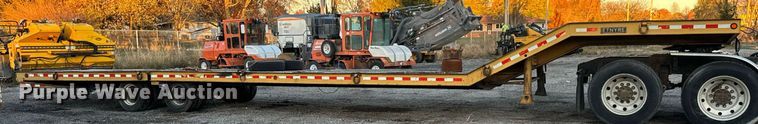 image for item MT9023 1993 Etnyre SR35TL drop deck hydraulic tail equipment trailer