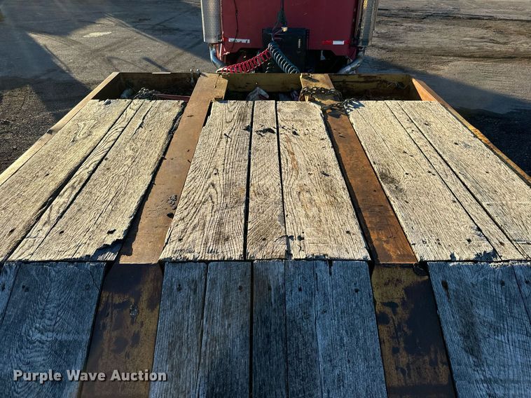 image for item MT9023 1993 Etnyre SR35TL drop deck hydraulic tail equipment trailer