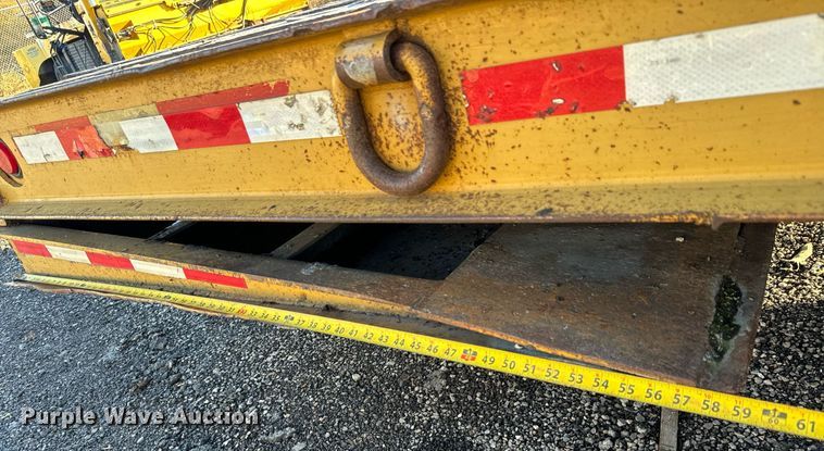 image for item MT9023 1993 Etnyre SR35TL drop deck hydraulic tail equipment trailer