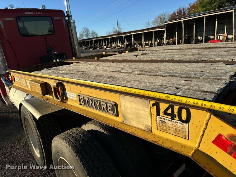 image for item MT9023 1993 Etnyre SR35TL drop deck hydraulic tail equipment trailer