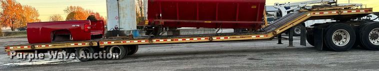 image for item MT9025 1988 Hyster SR35TL drop deck hydraulic tail equipment trailer