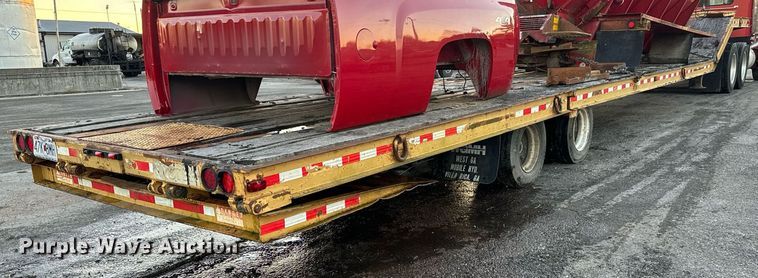 image for item MT9025 1988 Hyster SR35TL drop deck hydraulic tail equipment trailer