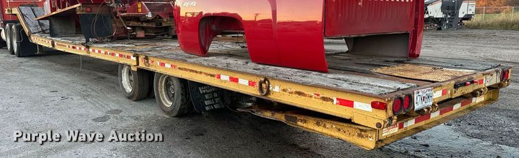 image for item MT9025 1988 Hyster SR35TL drop deck hydraulic tail equipment trailer