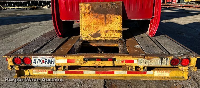 image for item MT9025 1988 Hyster SR35TL drop deck hydraulic tail equipment trailer